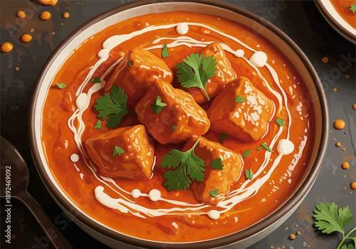 Delicious Chicken Tikka Masala Dish.