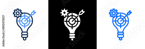 Strategy triple icon