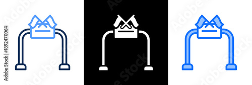 Finish Line triple icon