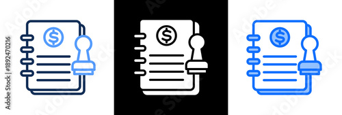 Contract triple icon