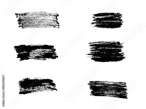 Grunge style hand-drawn thick brush strokes in acrylic paint.