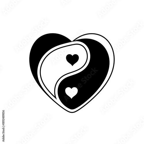 Intertwined hearts symbolizing unity