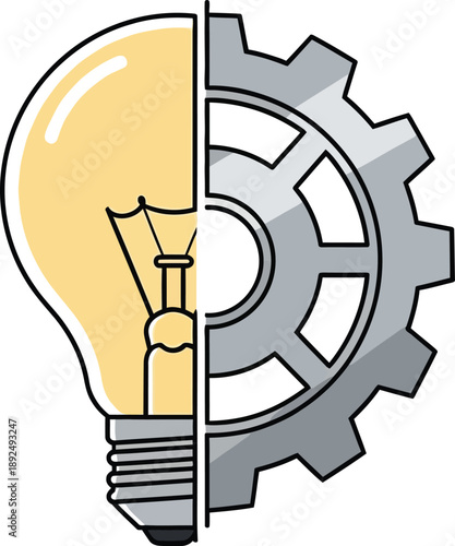 Technology and Creativity Integration Symbol