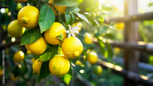 lemons on tree