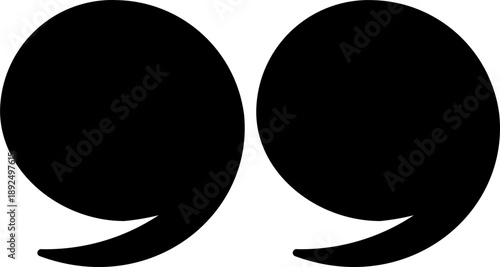  quote mark collection. black quotes icon set. Speech mark. inverted commas symbol Punctuation mark Quotation mark sign