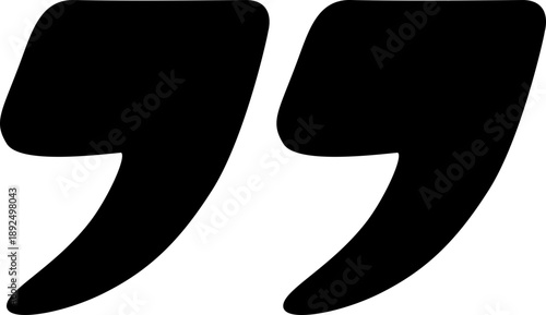 quote mark collection. black quotes icon set. Speech mark. inverted commas symbol Punctuation mark Quotation mark sign