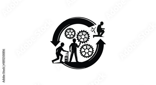 Teamwork and collaboration in a cyclical process