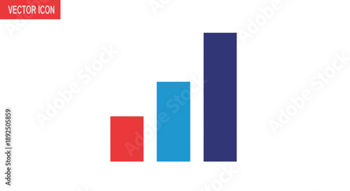 Free Download Bar Chart Growth: Increasing Data Bars Vector Icon for Success - GFXLoad