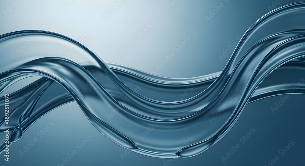 Obraz premium Abstract transparent blue background like wave patterns design