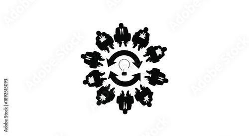 Diverse group of people joining hands in unity circle