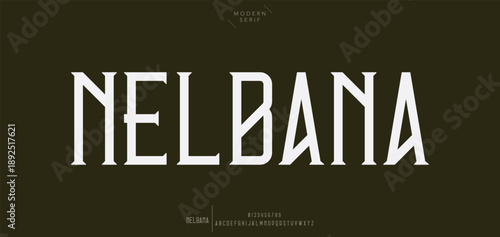 Hand drawn typeface. Handwritten script alphabet isolated on white background. Handmade alphabet for your designs logo, posters, invitations, cards, etc.