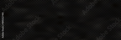 Carbon fiber seamless bg with mesh pattern. Abstract wear resistant fabric texture. Car or sport durable hard material. Composite nylon or polyester grill. Vector illustration