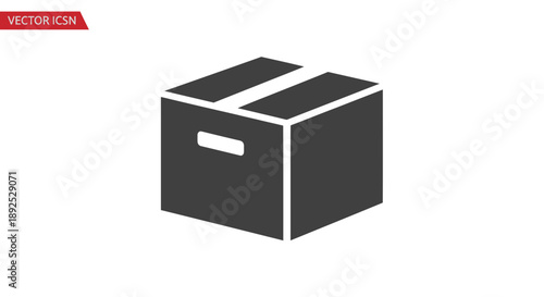 Black Storage Box with White Trim.