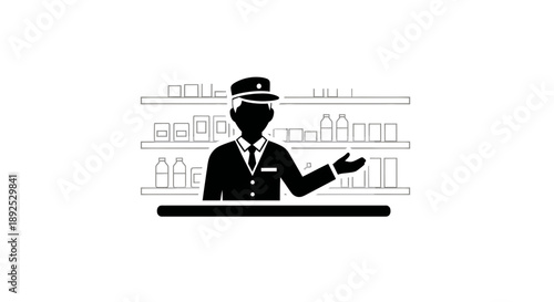 Concierge Service Professional in Uniform.