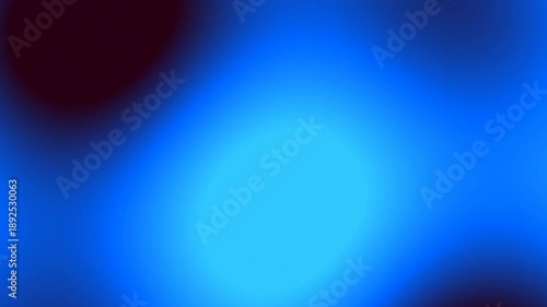 Abstract dark blue and cyan blurred gradient background with soft moving shadows