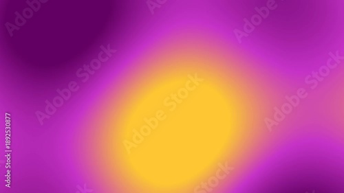Abstract vibrant gradient background loop with soft flowing pink purple and yellow liquid colors