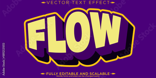 Retro sticker text effect, editable 70s and 80s text style