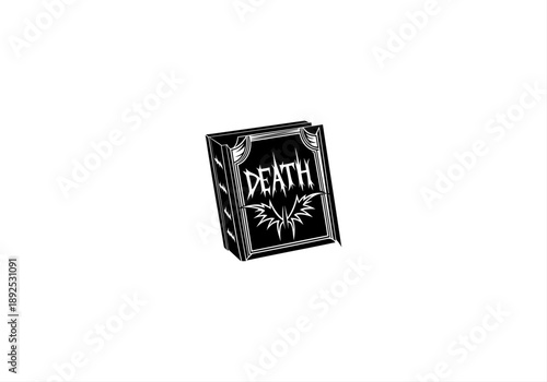 book logo, horror, horror book logo design, logo design, horror logo design