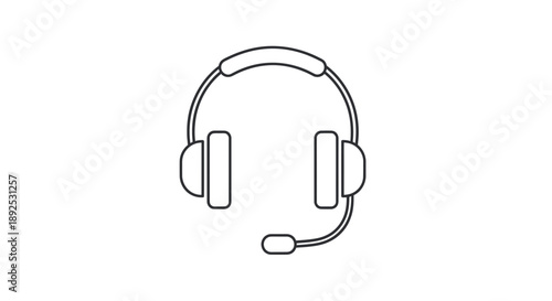 Headset with Microphone for Customer Support.