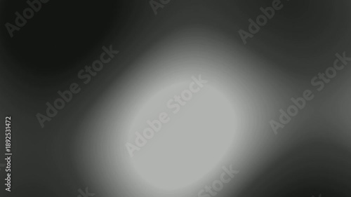 Abstract black and white blurred gradient background with soft moving light leaks and smooth grey shadows