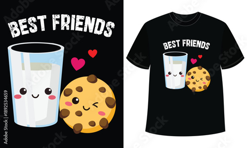 Best Friends Phrase Text Design