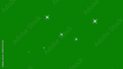 Wallpaper Mural Glitter sparkle twinkling star animation with white cartoon stars, soft glow highlights, smooth shine effects, blinking twinkle motion and clean flat look for overlays on green screen in 4k Torontodigital.ca