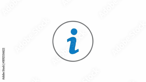Information icon in a circle.