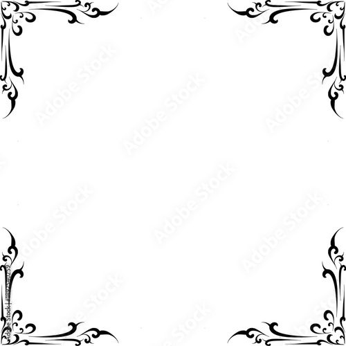 Ornament frame decoration. Suitable for valentines day  love greatting card vintage design element