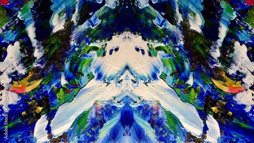 Abstract art background . Hand painting artwork on canvas .