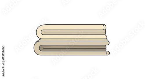 Stack of Books with Hard Covers.