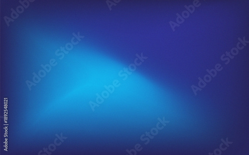 Blue abstract background with glowing light rays and smooth wave patterns in a dark digital space