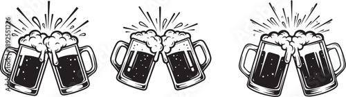 Anatomical illustrations of human lungs