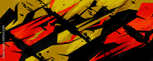 car livery graphic vector with exclusive colors. abstract grunge background design for vehicle vinyl wrap and sports car, racing car, jersey, and banner