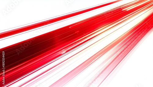 Futuristic Cyber Space Motion Background with Red Radiant Light Beams for Innovative Creative Design