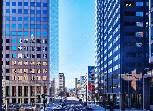 17th Street in downtown Denver, Colorado, looking towards the south