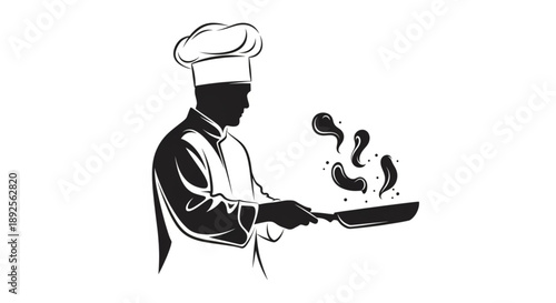 chef holding a tray