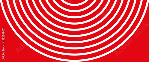 Vertical red and white stripes background. Seamless and repeating pattern.