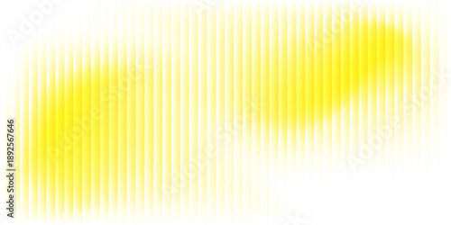 Creative  simple yellow white thin to thick blend line wave pattern. seamless