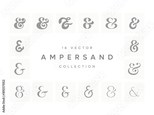 Ampersand Vector Collection