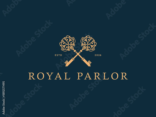  Fantasy Key Logo Design