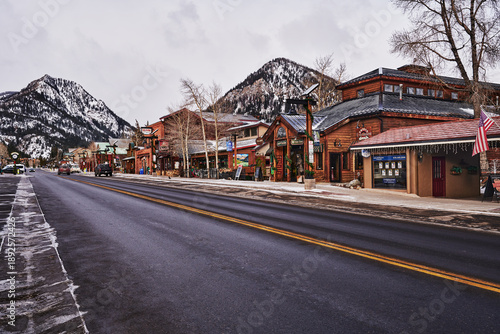 Main street of Frisco, Colorado 