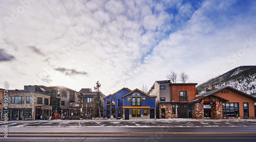 Main street of Frisco, Colorado 
