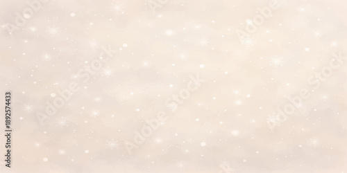 Abstract winter Christmas background with bright blue bokeh light and falling snowflakes featuring a shiny glitter star pattern for a festive holiday season design