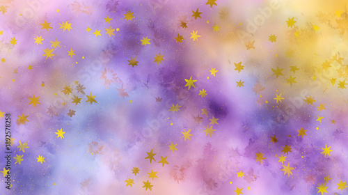 Cute Star Illustration Pattern Background Wallpaper