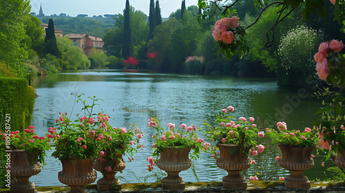 France Tarn Albi Gardens Palais de la Berbie Albi Tarn France region tarn midi pyrenees