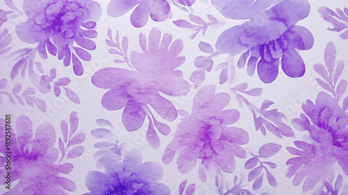 Wallpaper Mural Purple Flower Illustration Background Torontodigital.ca