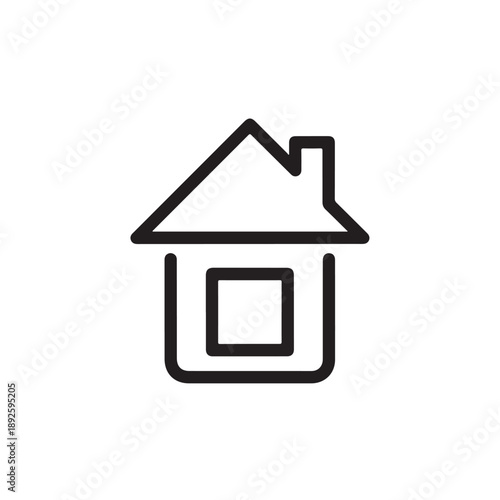 Minimalist House Line Icon