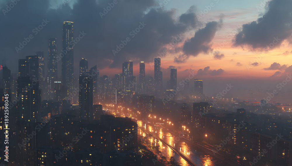 Fototapeta premium City view