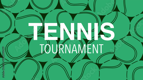 Modern graphic background with green color palette inspired by tennis balls and motion. Suitable for sports branding, poster design, social media, advertising, tournament promotion, editorial layouts