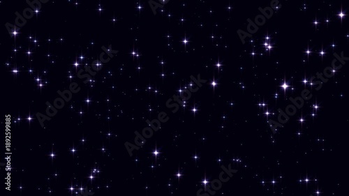Wallpaper Mural blue shiny stars glittering and glowing night sky animation , abstract new year and christmas, social media motion background Torontodigital.ca